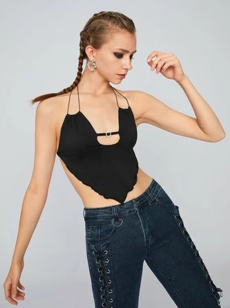 Kollyy Black Top Tank Top & Cami 4 Kollyy Black Top Tank Top & Cami - Image 4