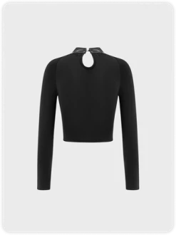 Kollyy Punk Black Patchwork Removable Straps Halloween Top T-Shirt 17 Kollyy Punk Black Patchwork Removable Straps Halloween Top T-Shirt -Tops Sales 024e7f7822c0ca0db8e1a7a4c93c79ca