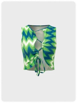 Kollyy Green Top Tank Top & Cami