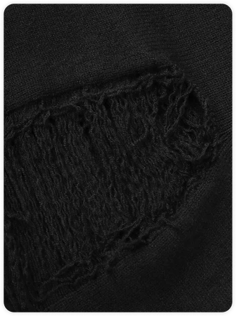 Kollyy Edgy Black Cut Out Top Sweater 6 Kollyy Edgy Black Cut Out Top Sweater - Image 6