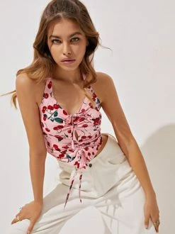 Kollyy Pink Top Tank Top & Cami