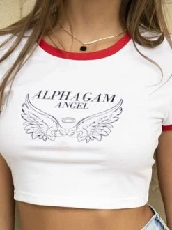 Kollyy Sweet White Top T-Shirt 8 Kollyy Sweet White Top T-Shirt -Tops Sales 041b28d88ebc5fcdfc053e529bdbd347