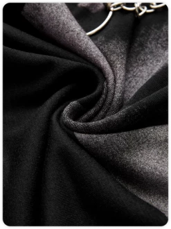 Kollyy Punk Black Body Print Metal Chain Top T-Shirt 6 Kollyy Punk Black Body Print Metal Chain Top T-Shirt -Tops Sales 043e7feec65c629c2a7c4c49d58b167d