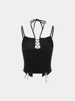Kollyy Black Top Tank Top & Cami -Tops Sales 0601366dd583cba8677278d668aba329