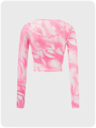 Kollyy Fashion Pink Top T-Shirt 4 Kollyy Fashion Pink Top T-Shirt - Image 4