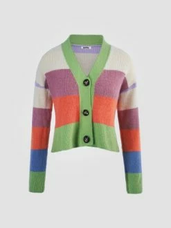 Kollyy Casual Multicolor Top Sweater
