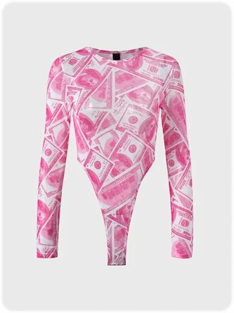 Kollyy Casual Pink Top Bodysuit 1 Kollyy Casual Pink Top Bodysuit