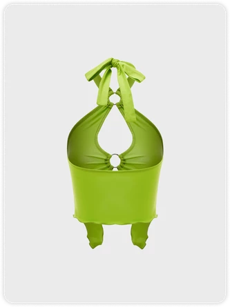 Kollyy Green Top Tank Top & Cami 8 Kollyy Green Top Tank Top & Cami - Image 8