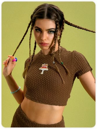 Kollyy Y2K Yellow Plants Short Sleeves Top T-Shirt 1 Kollyy Y2K Yellow Plants Short Sleeves Top T-Shirt