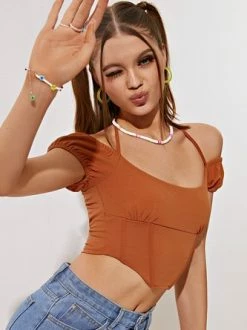 Kollyy Black Top T-Shirt