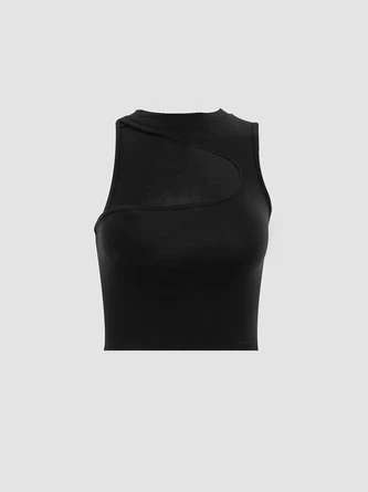Kollyy Black Top Tank Top & Cami 2 Kollyy Black Top Tank Top & Cami - Image 2