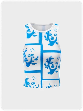 Kollyy Casual Blue Top Tank Top & Cami 1 Kollyy Casual Blue Top Tank Top & Cami