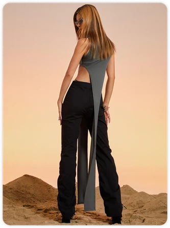 Kollyy Gray Top Tank Top & Cami 6 Kollyy Gray Top Tank Top & Cami - Image 6