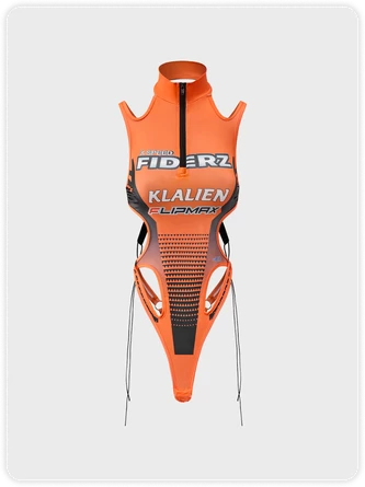 Kollyy Edgy Gray Letter Lace Up Zip Cyberpunk Top Bodysuit 9 Kollyy Edgy Gray Letter Lace Up Zip Cyberpunk Top Bodysuit - Image 9