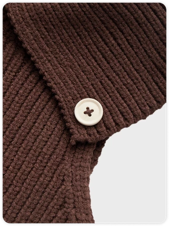 Kollyy Street Brown Asymmetrical Design Top Sweater 2 Kollyy Street Brown Asymmetrical Design Top Sweater - Image 2