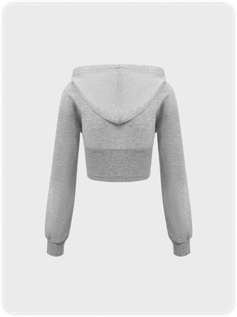 Kollyy Casual Gray Top Hoodie & Sweatshirt 4 Kollyy Casual Gray Top Hoodie & Sweatshirt - Image 4