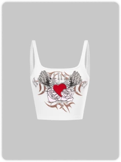 Kollyy Casual White Top Tank Top & Cami