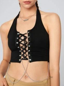 Kollyy Black Top Tank Top & Cami 10 Kollyy Black Top Tank Top & Cami -Tops Sales 0edf035be0395ed34f6ad98509952211