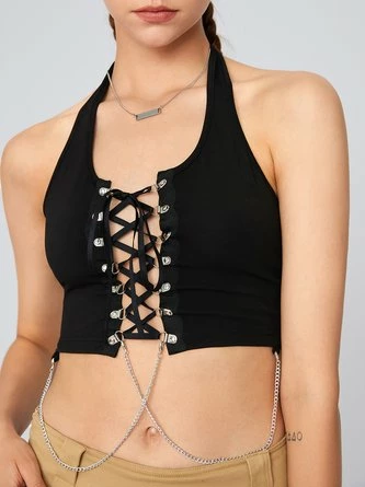 Kollyy Black Top Tank Top & Cami 3 Kollyy Black Top Tank Top & Cami - Image 3