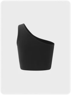 Kollyy Punk Black Sequins One Shoulder Halloween Top Tank Top & Cami -Tops Sales 0f949a9507141a712397bac053985ca3