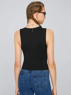 Kollyy Fashion Black Top Tank Top & Cami 23 Kollyy Fashion Black Top Tank Top & Cami -Tops Sales 10936f728fa347a051a035f6faf265aa