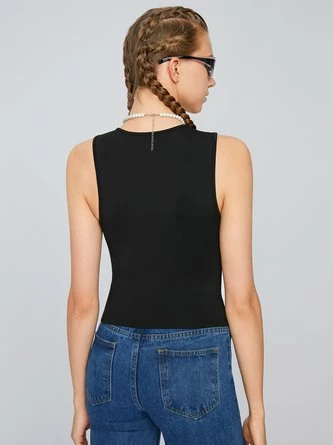 Kollyy Fashion Black Top Tank Top & Cami 12 Kollyy Fashion Black Top Tank Top & Cami - Image 12