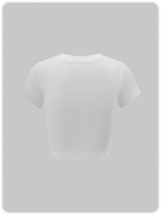 Kollyy Y2K White Graphic Top T-Shirt 4 Kollyy Y2K White Graphic Top T-Shirt - Image 4