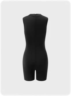 Kollyy Y2K Black Mesh Hand Printed Thermostimulative Party Top Jumpsuit -Tops Sales 13317d7582c3349b41329f1879d91014