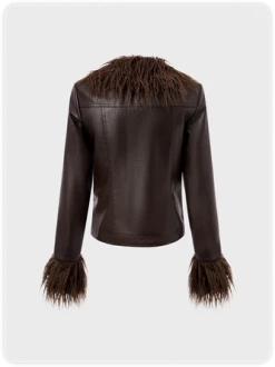 Kollyy Y2k Brown Feather Top Outwear 16 Kollyy Y2k Brown Feather Top Outwear -Tops Sales 1435c7d66eb75f10c404faea93b125f6