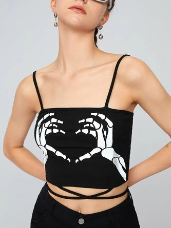 Kollyy Punk Black Top Tank Top & Cami 8 Kollyy Punk Black Top Tank Top & Cami - Image 8