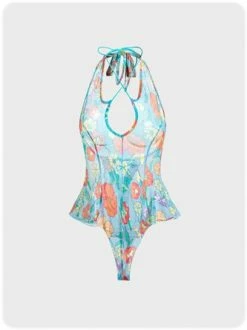 Kollyy Blue Top Bodysuit