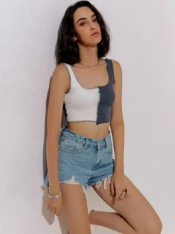 Kollyy Casual Gray Top Tank Top & Cami 8 Kollyy Casual Gray Top Tank Top & Cami -Tops Sales 161138e06f2e024f674cee0c33aa354f