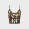 Kollyy Fashion Brown Top Tank Top & Cami