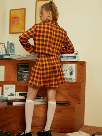 Kollyy Casual Grid Top Outwear 4 Kollyy Casual Grid Top Outwear - Image 4