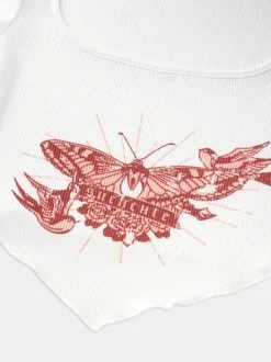 Kollyy Y2K White Butterfly Square Neck Top T-Shirt 20 Kollyy Y2K White Butterfly Square Neck Top T-Shirt -Tops Sales 171c4b8dd5a83ac756beb7b3f5dffa6f