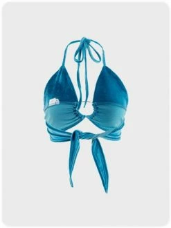 Kollyy Blue Sleeveless Letter Vintage Top Tank Top & Cami -Tops Sales 17f3b76aed7d35d85fe6b806fbe816f3