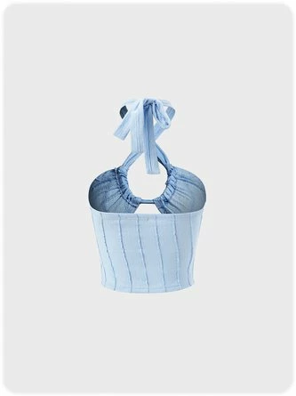 Kollyy Casual Blue Top Tank Top & Cami 4 Kollyy Casual Blue Top Tank Top & Cami - Image 4