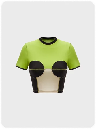 Kollyy Green Top T-Shirt 2 Kollyy Green Top T-Shirt - Image 2