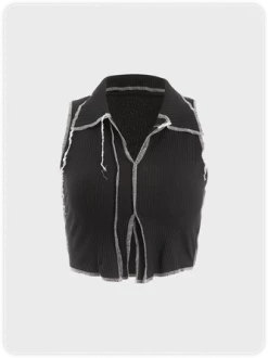 Kollyy Black Top Tank Top & Cami