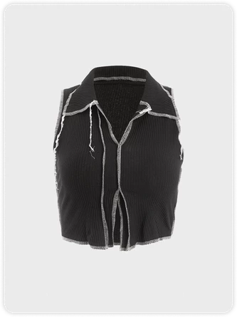 Kollyy Black Top Tank Top & Cami 1 Kollyy Black Top Tank Top & Cami