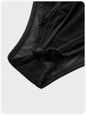 Kollyy Y2K Blue Mesh Double Layer Cyberpunk Top Bodysuit 7 Kollyy Y2K Blue Mesh Double Layer Cyberpunk Top Bodysuit - Image 7