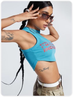 Kollyy Street Blue Letter Top Tank Top & Cami 11 Kollyy Street Blue Letter Top Tank Top & Cami -Tops Sales 1a78f46ca8c32dab540aafffaf28977d