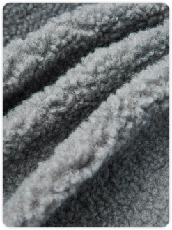 Kollyy Y2k Gray Sherpa Pockets Drawstring Top Hoodie & Sweatshirt -Tops Sales 1a8ea4fd64cdc30d3fbcb02f7bb15d2e