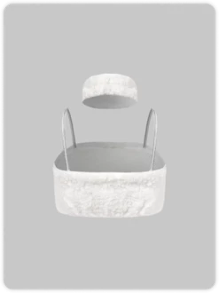 Kollyy Y2k White Sherpa Top Tank Top & Cami -Tops Sales 1b115eb680d4e0a46b2a65163937ce14