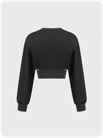 Kollyy Y2k Gray Heart Metal Chain Top Hoodie & Sweatshirt 8 Kollyy Y2k Gray Heart Metal Chain Top Hoodie & Sweatshirt - Image 8