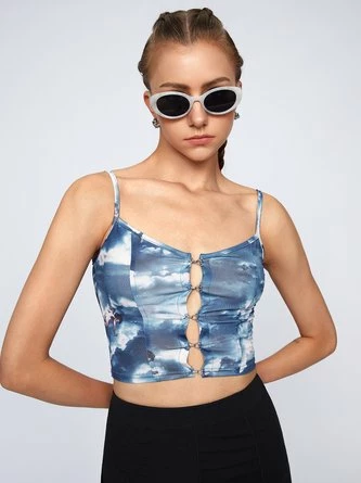 Kollyy Blue Top Tank Top & Cami 7 Kollyy Blue Top Tank Top & Cami - Image 7