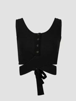 Kollyy Vintage Army Green Top Tank Top & Cami