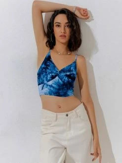 Kollyy Casual Blue Top Tank Top & Cami