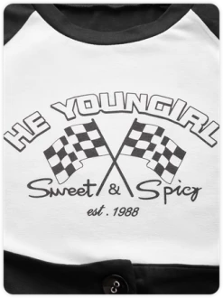 Kollyy Y2K Black Letter Button Back To School Top T-Shirt -Tops Sales 1dea83f18b33b75a83d399fda0caf21e