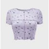 Kollyy Sweet Purple Top T-Shirt
